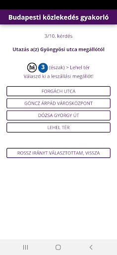 Budapesti közlekedés gyakorló Screen 2