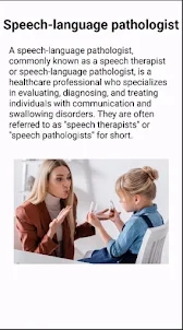 Speech-language pathologist
