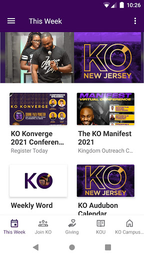 Android application Kingdom Outreach screenshort