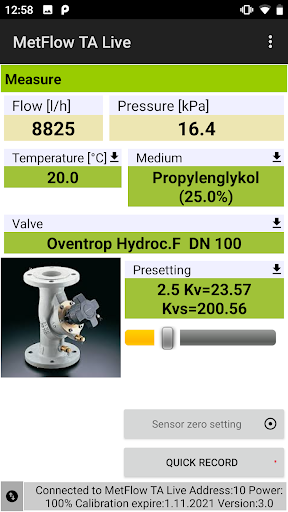 MetFlow TA Live Screen 2