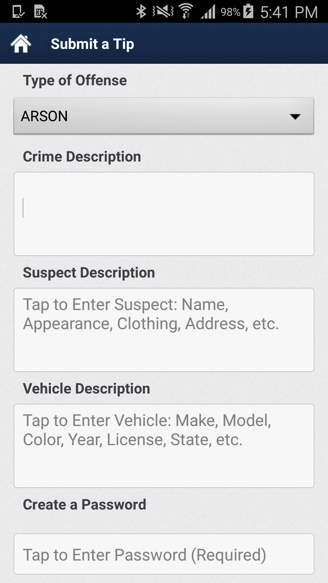 Android application Austin Police Department screenshort