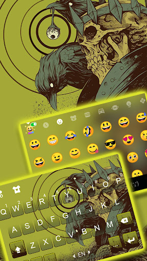 Raven Skull Throne Keyboard Ba Screen 3