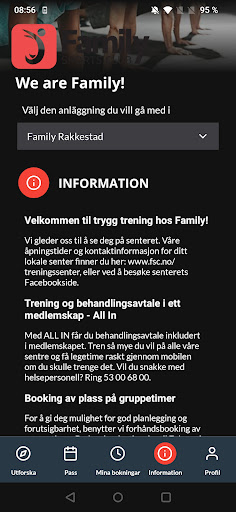 Family Sports Club Screen 3