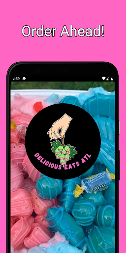 Android application DeliciousEatsATL screenshort