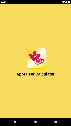 Android application Appraiser Calculator screenshort