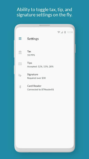 Android application SpotOn Payments screenshort