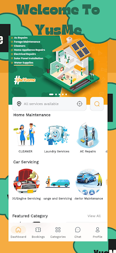 Android application YusMe screenshort
