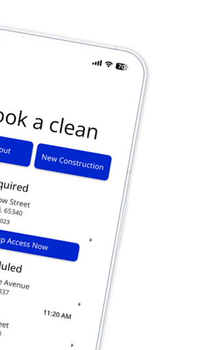 CleanSpace - Cleaning OnDemand Screen 2