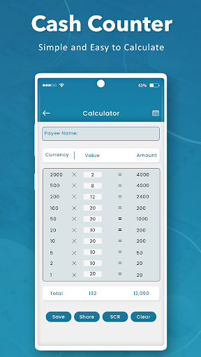 Cash Counter - Calculator 7
