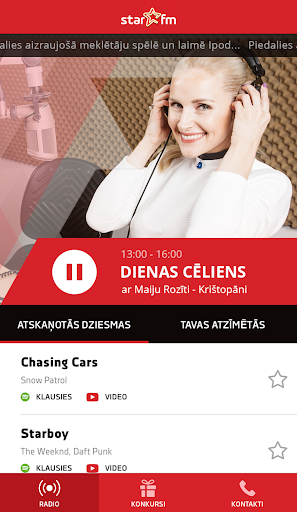 Android application Star FM Latvija screenshort