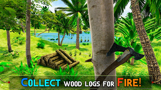 Captura 9 Forest Camping Survival Sim 3D android