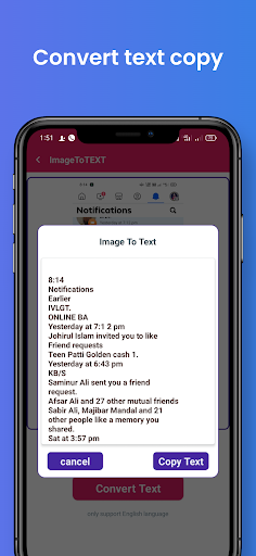 image to text﻿ - pic to text Screen 2