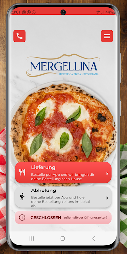 Android application Mergellina screenshort
