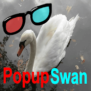 3D Popup Swan  Icon