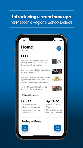 Android application Mascenic School District screenshort