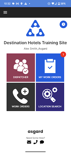 Android application AsgardMobile 2.0 screenshort