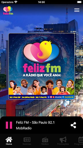 Android application Rádio Feliz FM screenshort