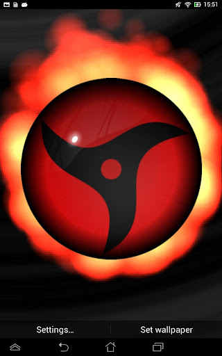 Rin - Sharingan Live Wallpaper Screen 2