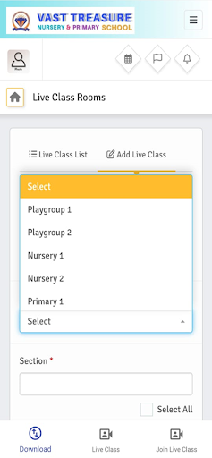 Android application Vast Treasure Nur and Pry Sch screenshort
