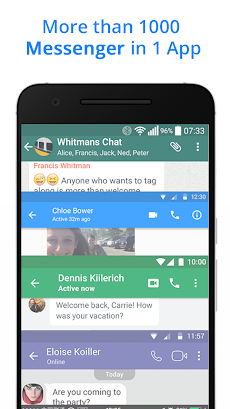 Messenger Go: All Social Appのおすすめ画像1