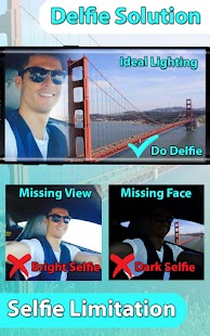 DelfieArt: Double-View Selfie Screenshot