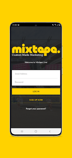 Android application Mixtape Live screenshort