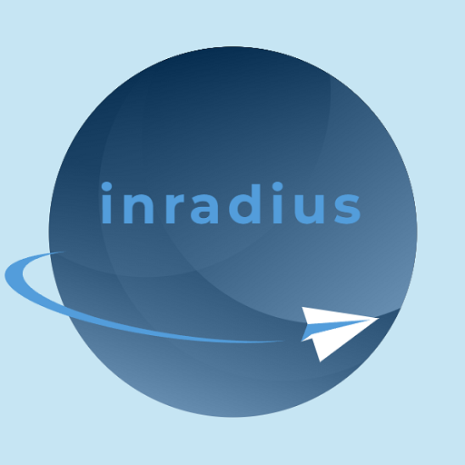 In radius logo
