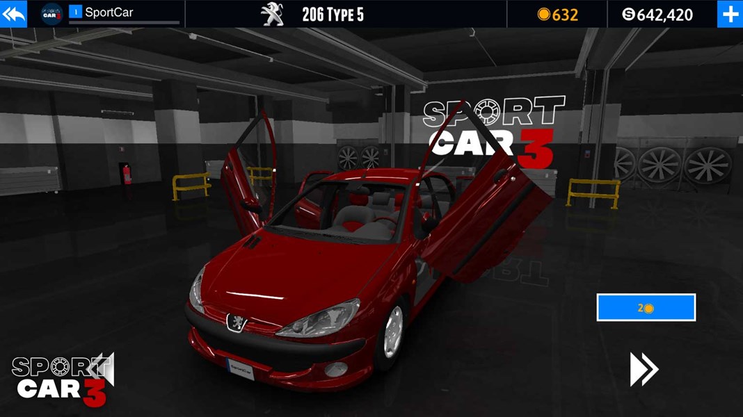 Sport car 3 : Taxi & Police -  drive simulator (free sho