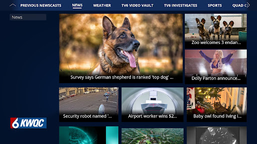 Screenshot of KWQC News | Quad Cities