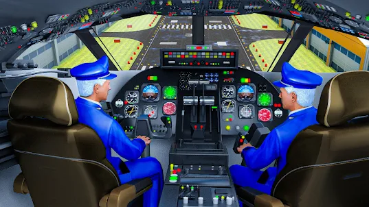 City Airplane Pilot Flight Sim