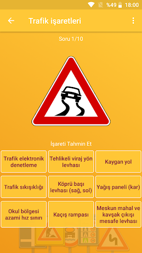 Trafik İşaretleri (Levhaları) Screen 2