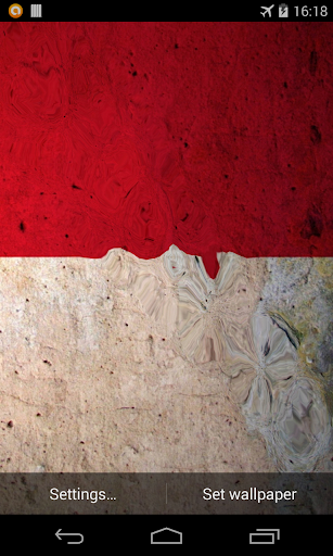 Flag of Indonesia Wallpaper Screen 2