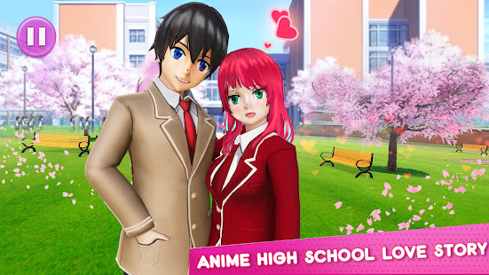 Anime Girl High School Love 1.2 APK screenshots 6