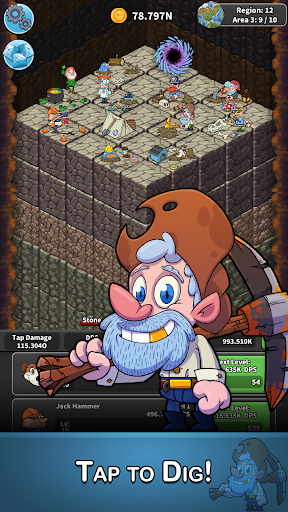 Tap Tap Dig - Idle Clicker Game  screenshots 2