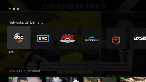 Screenshot of nexTV by HCC