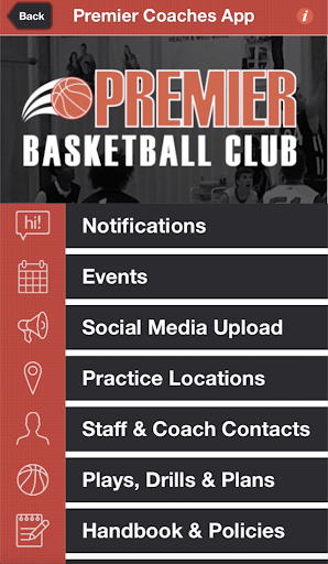 Premier Coaches App
