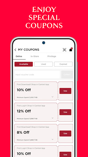 Central App:Shop Latest Trends Screen 2