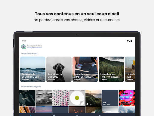 Screenshot of SFR Cloud