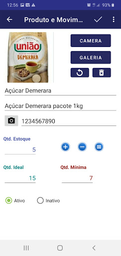 Estoque Personalizado