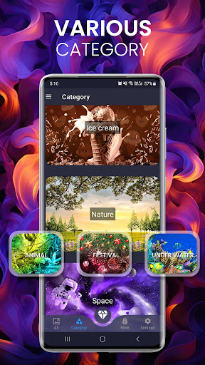 Amazing 3D, 4D Live Wallpaper Screen 3