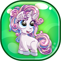 Little Unicorn Coloring: Pony Coloring Book Horses