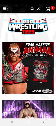 Android application PWTees screenshort
