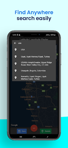 Latitude Longitude Finder Screen 3
