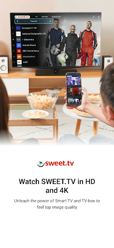 Screenshot of SWEET.TV - TV and movies