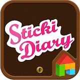 Sticky Diary dodol theme icon