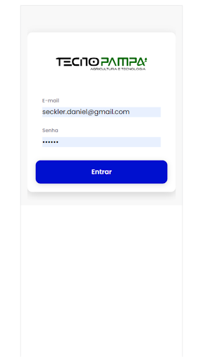Android application TecnoPampa Coletas screenshort