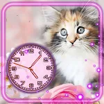 Cover Image of Herunterladen Kitty Cute Clock  APK