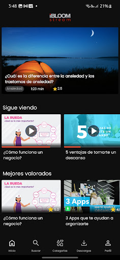 iBloom Stream Screen 2