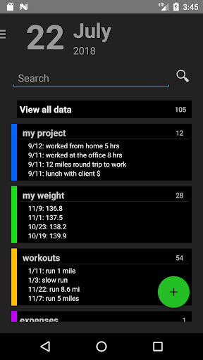 Keep Track Notebook Screen 2