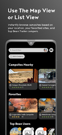 Bean There Camping Screen 3